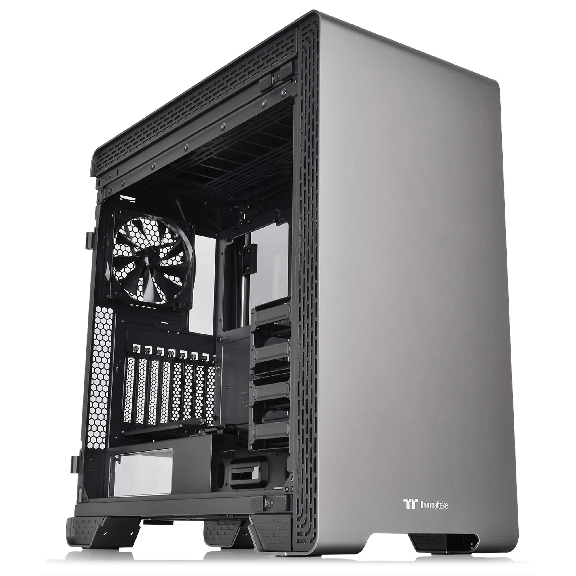 Thermaltake A700 TG Aluminum, Tempered Glass - Space Grey