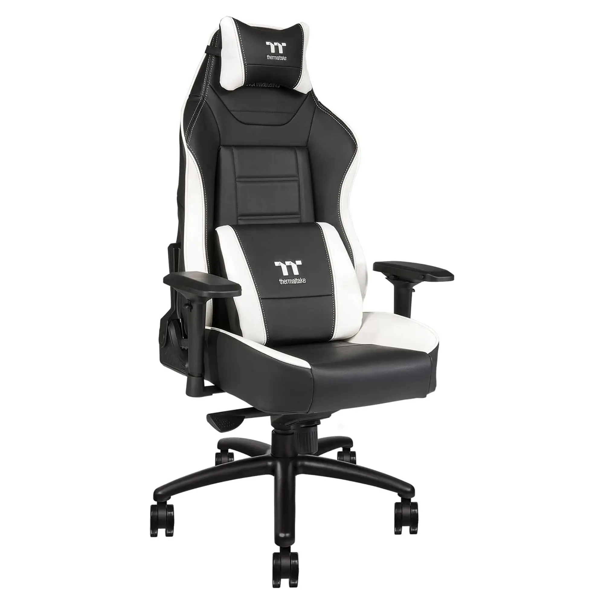 Thermaltake X-Comfort Black-White Gaming Chair - Bianco/Nero