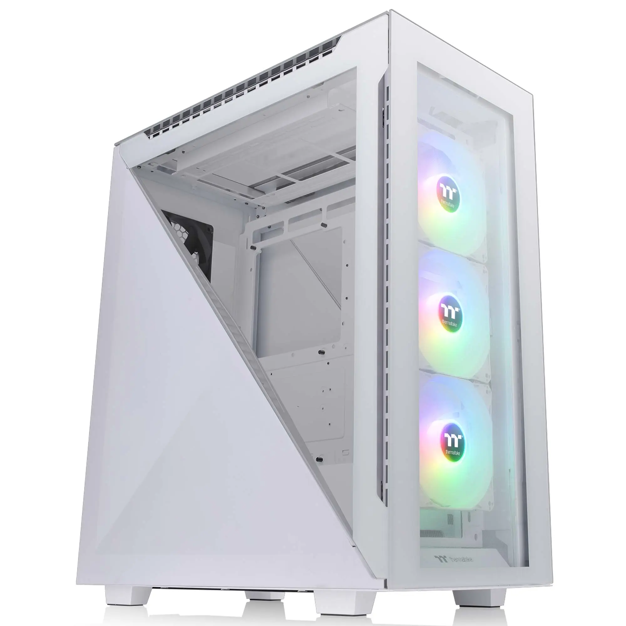 Thermaltake Divider 500 TG ARGB, Tempered Glass - Bianco