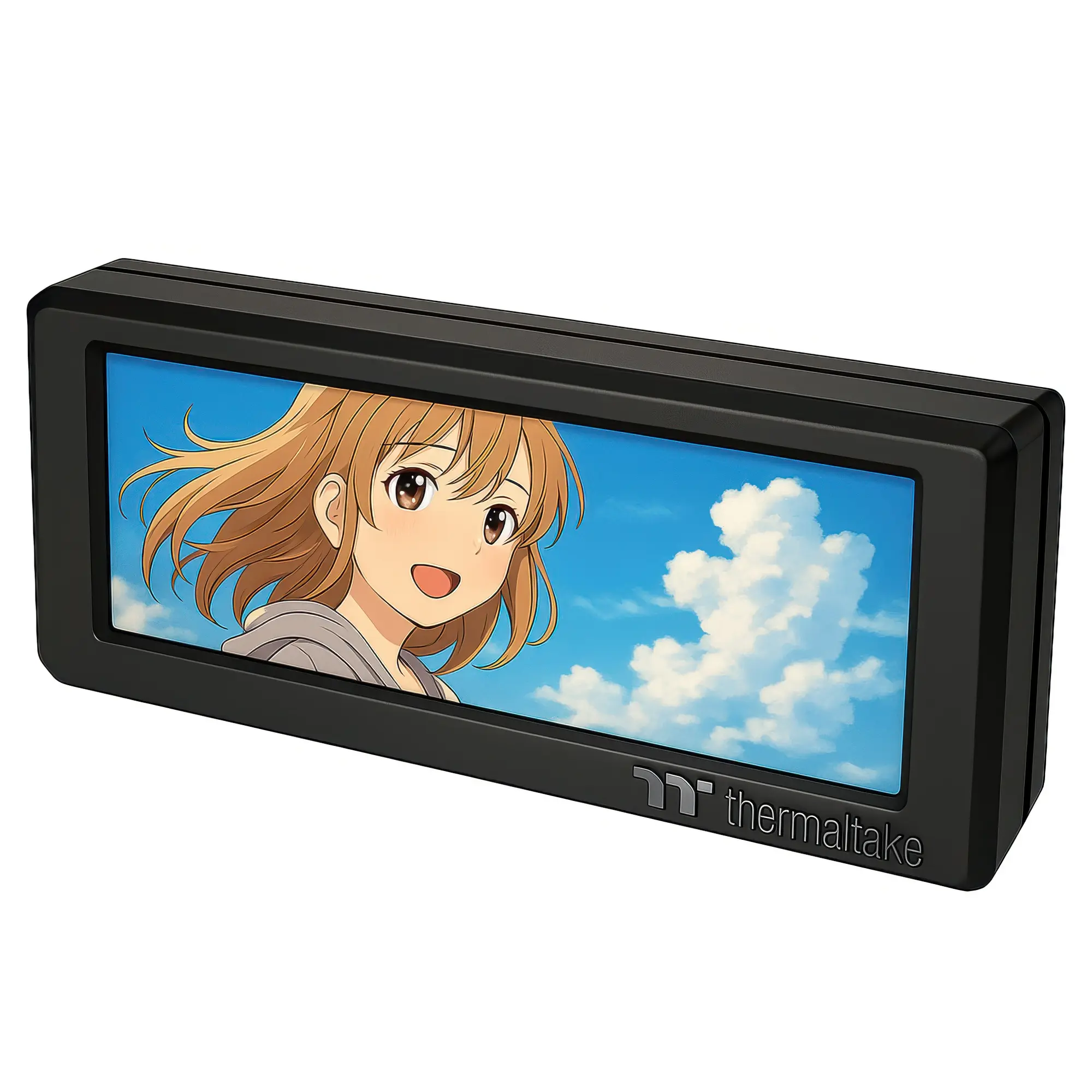 Thermaltake LCD Screen Kit, Mini Schermo USB da 3,9 pollici - Nero