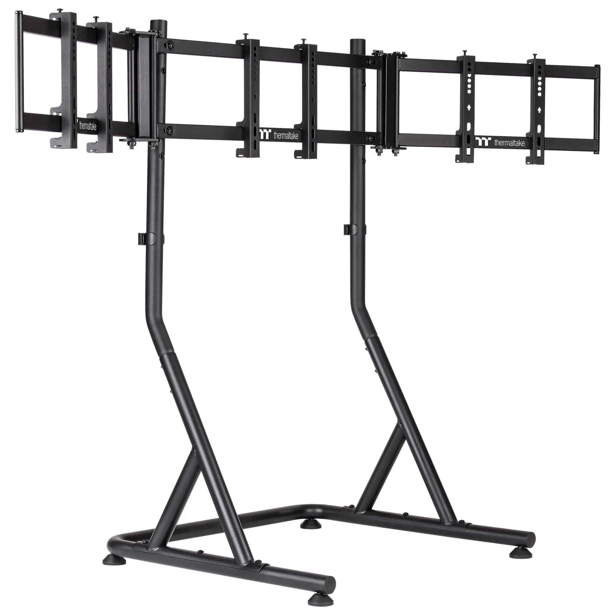 Thermaltake Triplo Supporto Da Corsa per Monitor - Nero