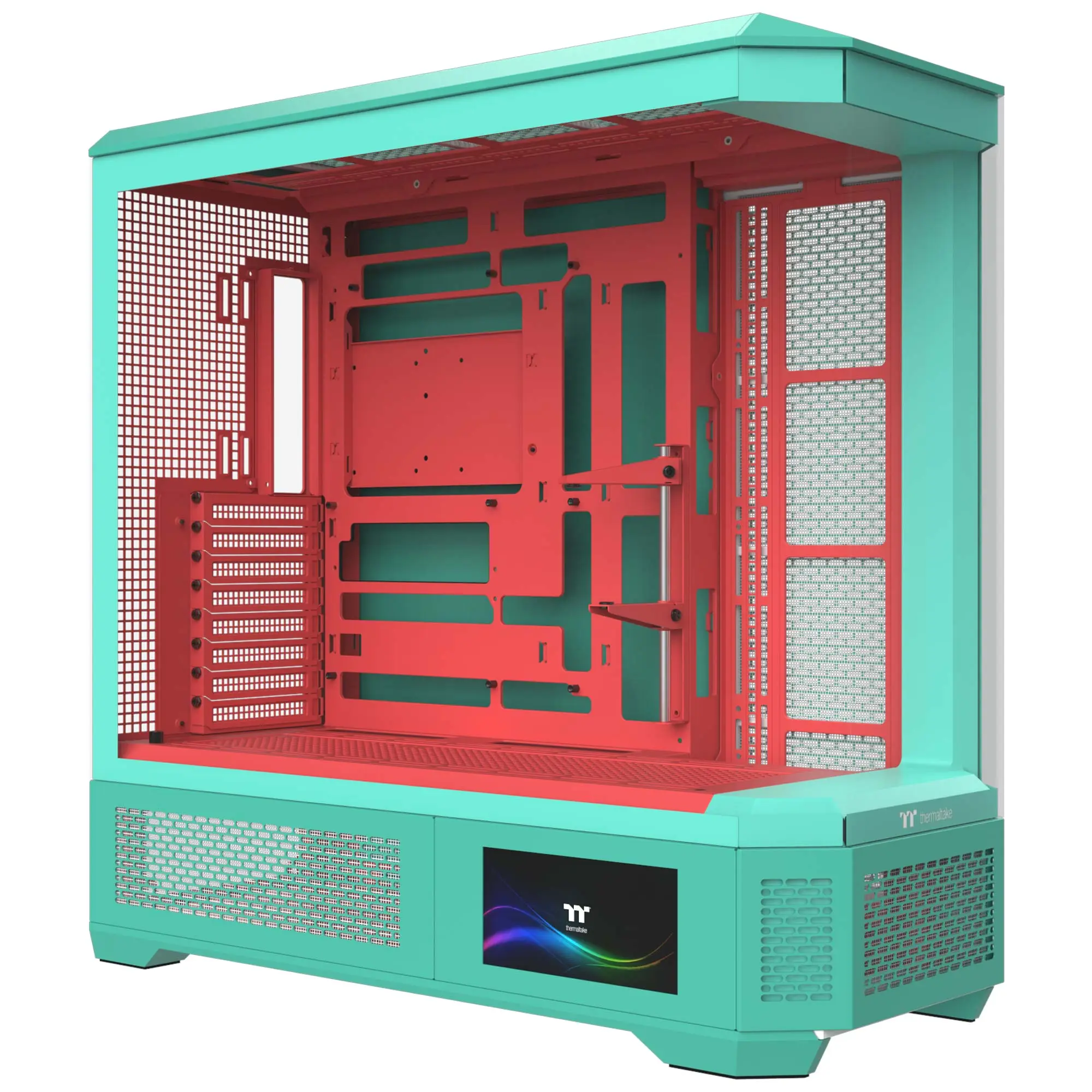 Thermaltake View 600 TG, Full Tower, Vetro Temperato - Mint Strawberry