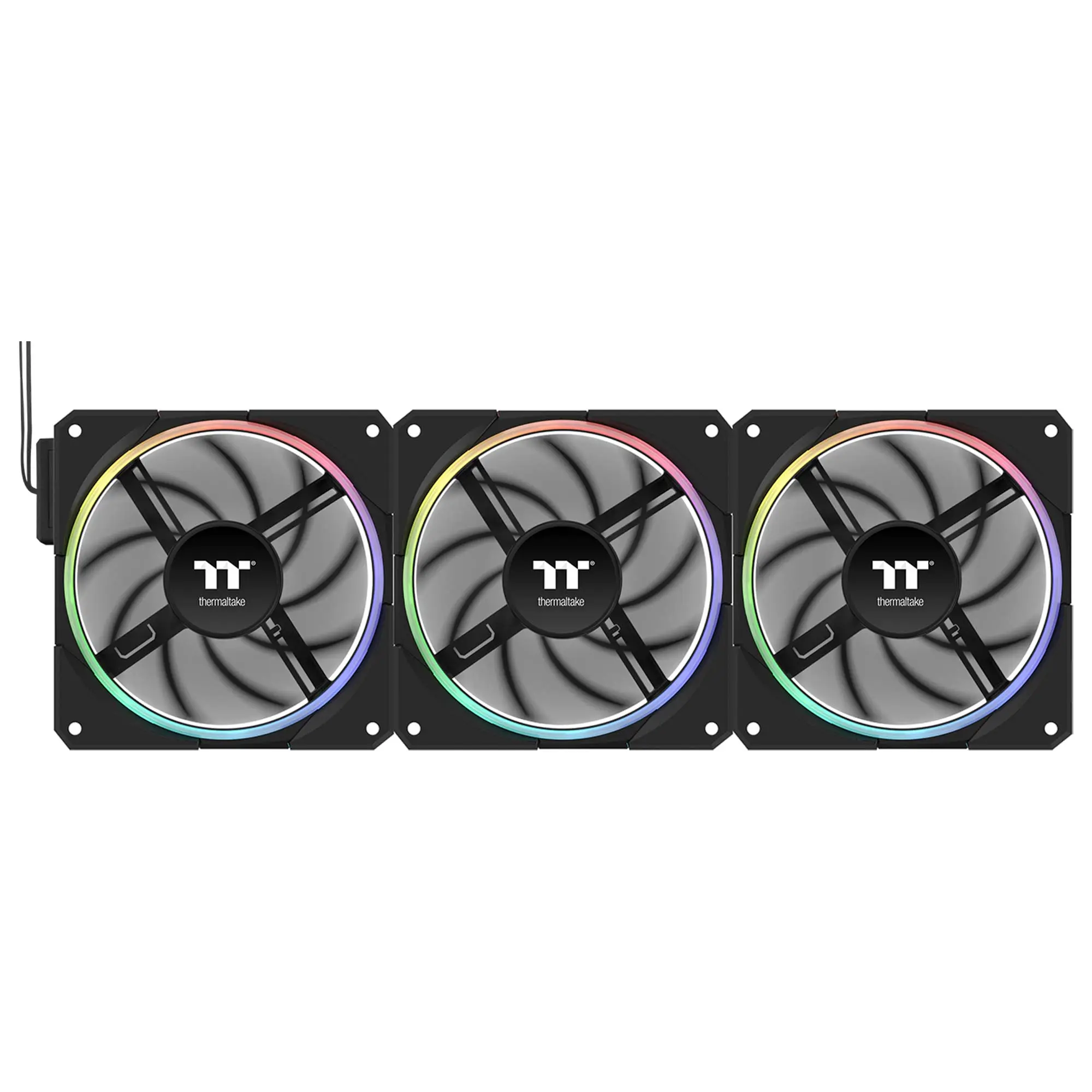 Thermaltake TS120 EX ARGB Sync PC Cooling Fan, 120mm, Nero - Kit 3 Pezzi