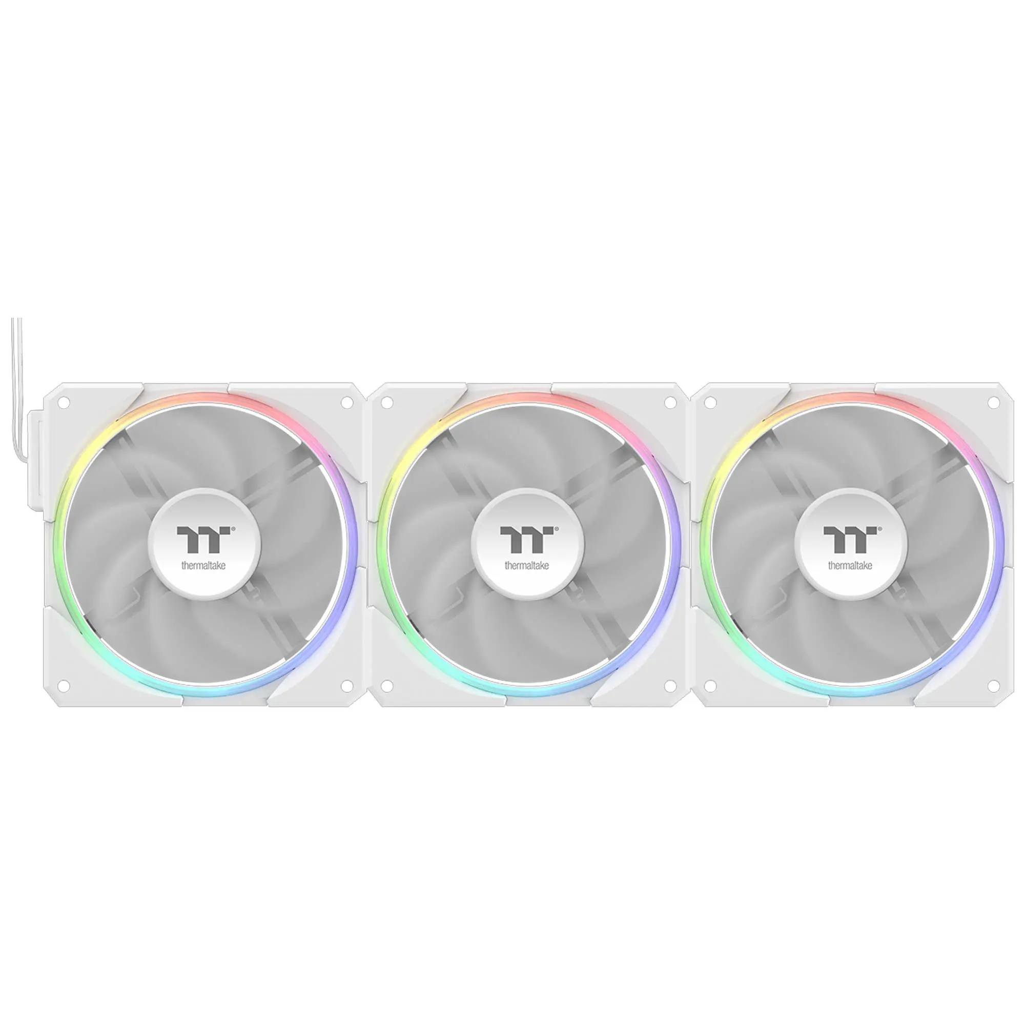 Thermaltake TS140 EX ARGB Sync PC Cooling Fan, 140mm, Bianco - Kit 3 Pezzi