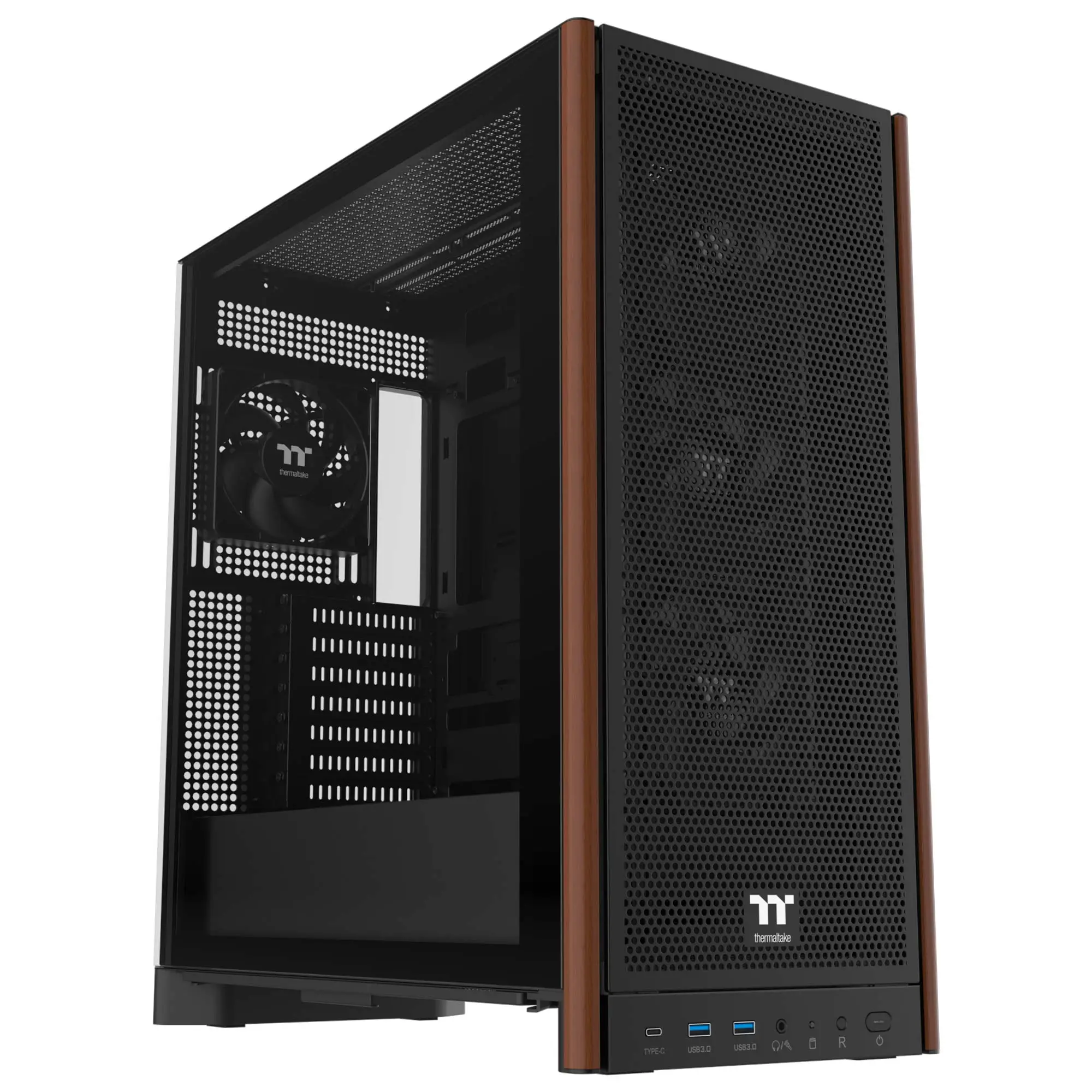 Thermaltake S370 WS, Vetro Temperato - Nero