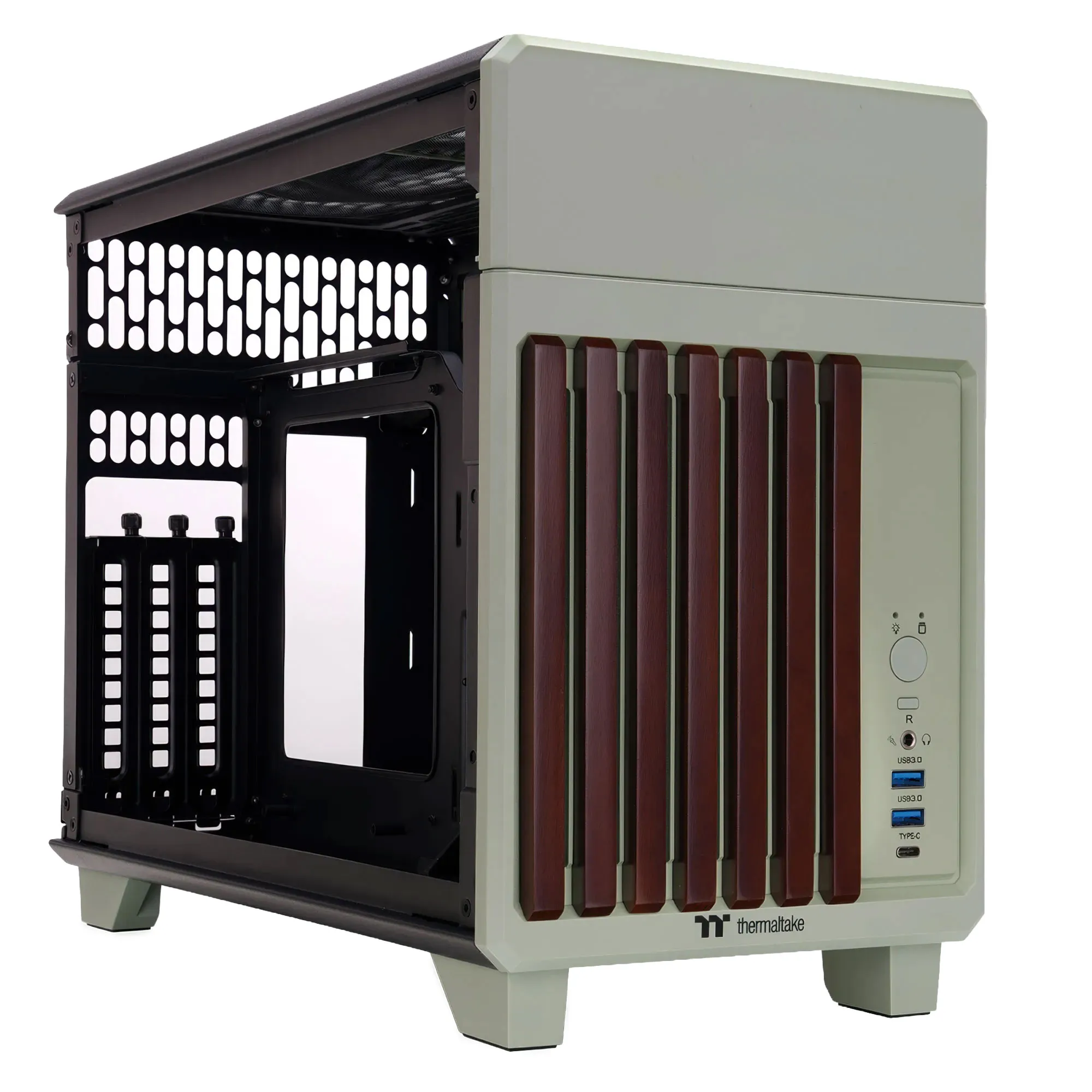 Thermaltake TR100 WS Matcha Green - Case Mini Tower Mini-ITX