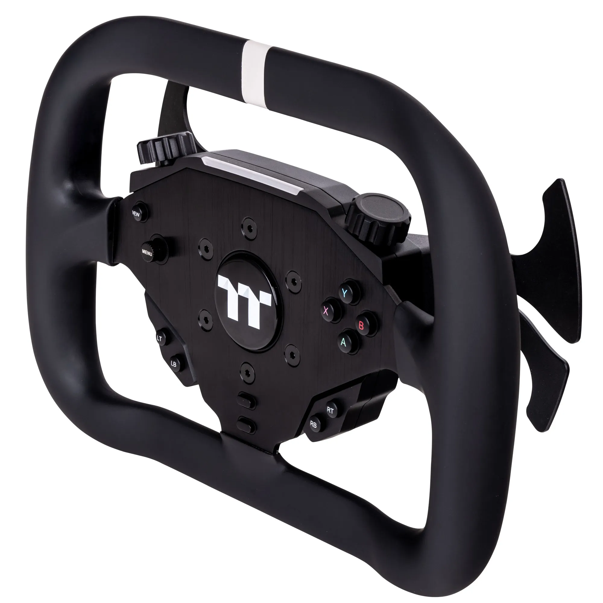 Thermaltake F100 Steering Wheel - Volante Formula 13" con Quick Release, 10 LED RPM e doppia frizione