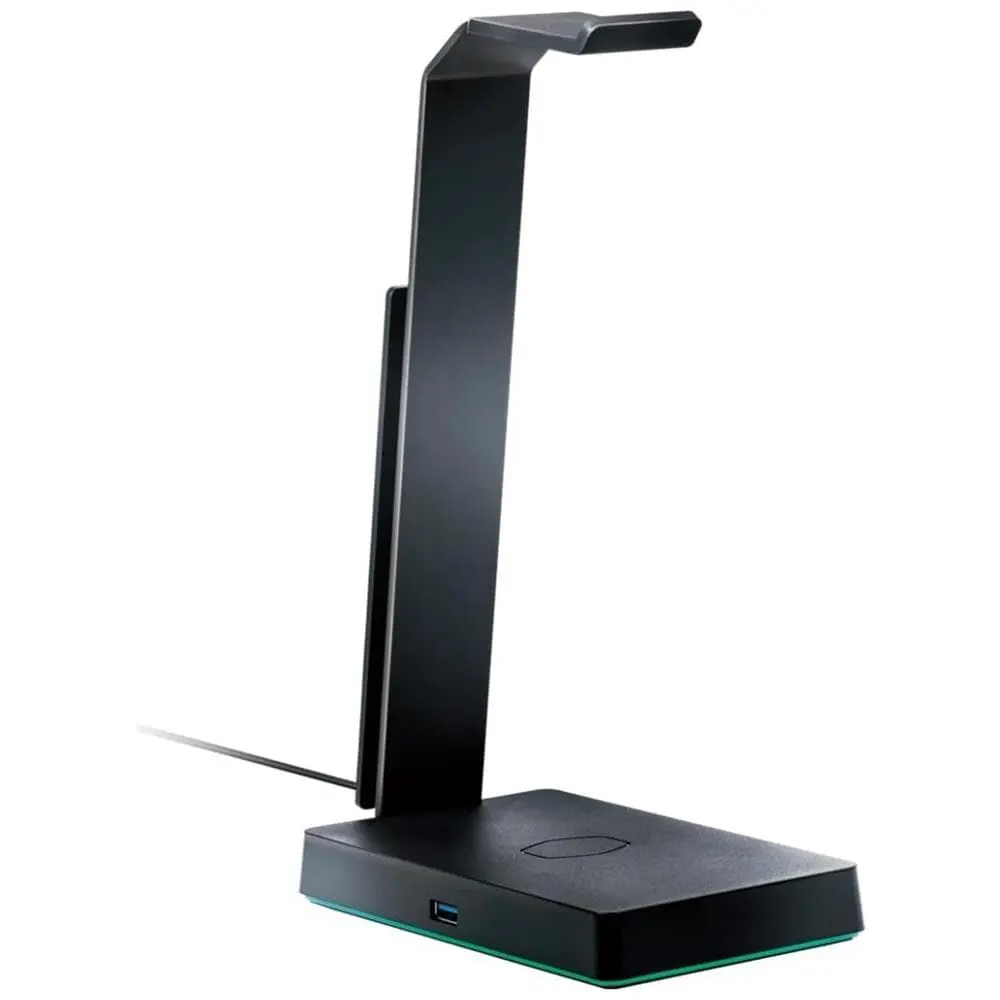 Cooler Master Stand Cuffie RGB - Surround 7.1, ricarica wireless Qi, Hub USB 3.0