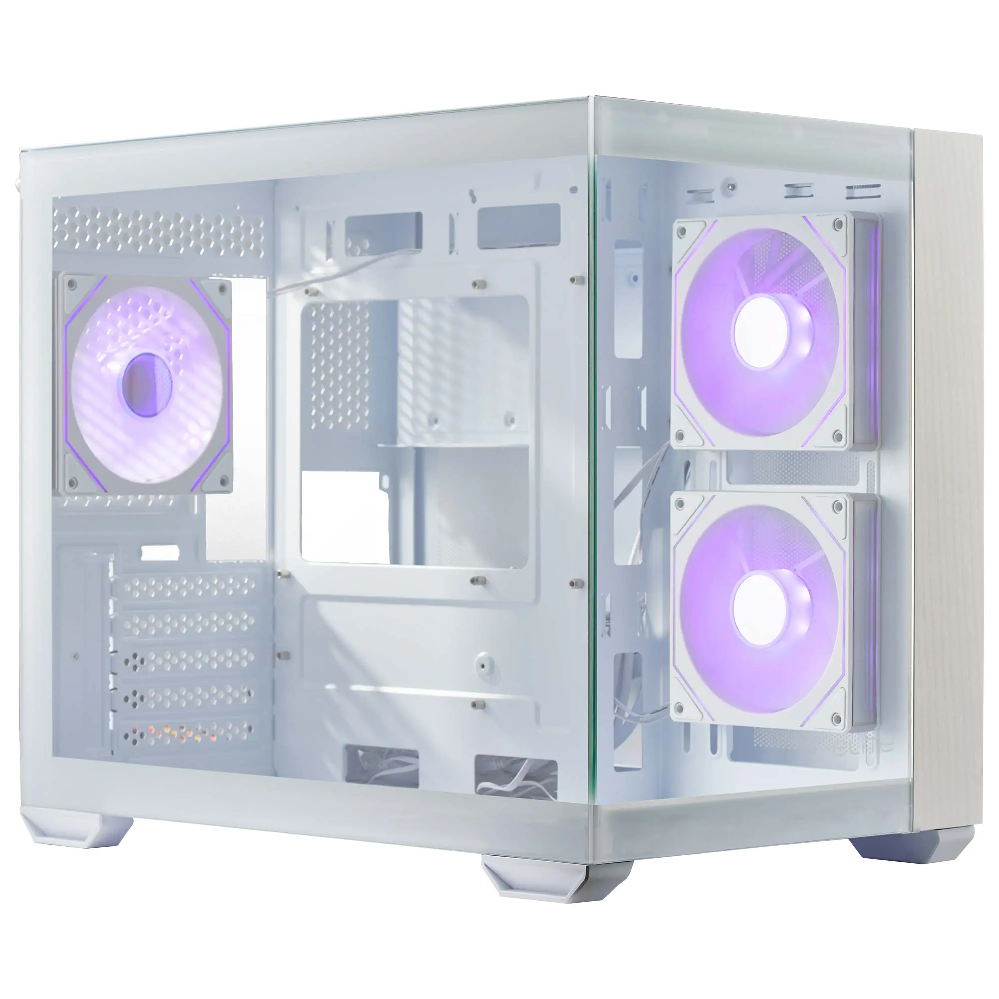 Cooler Master Elite 481 Wood - Bianco
