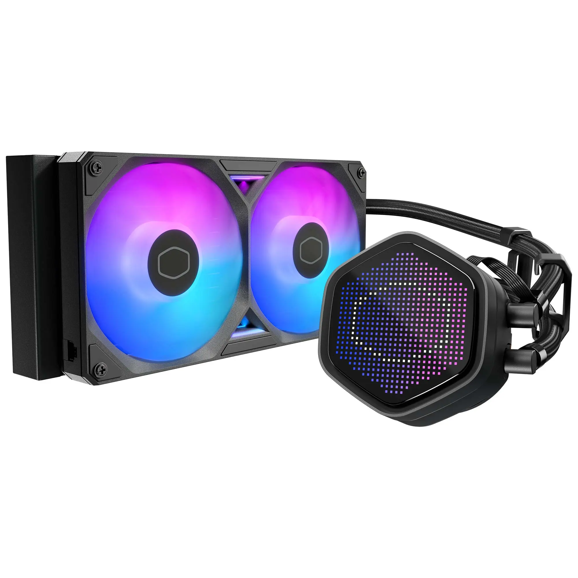 Cooler Master MasterLiquid Atmos II Pixel LED AIO - Nero - 240mm