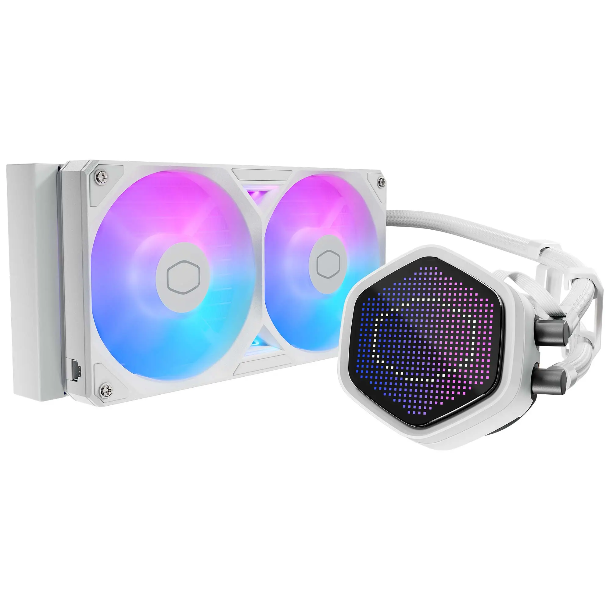Cooler Master MasterLiquid Atmos II Pixel LED AIO - Bianco - 240mm