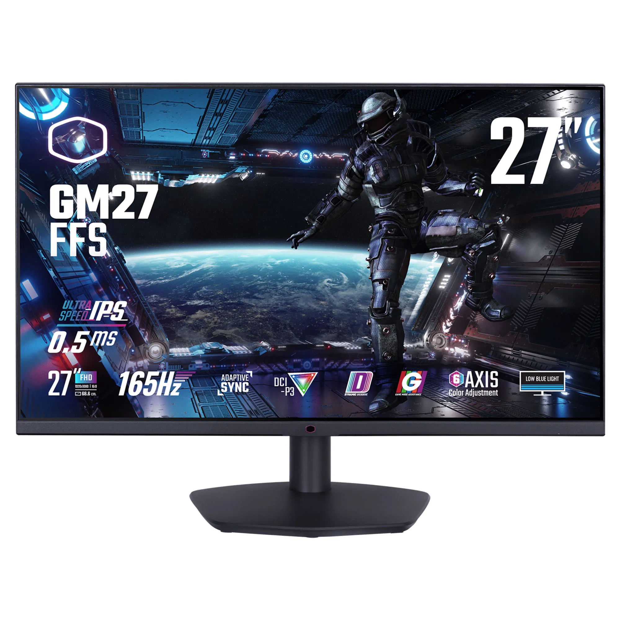 Cooler Master GM27-FFS - Monitor Gaming 27" IPS Full HD 165Hz HDR10