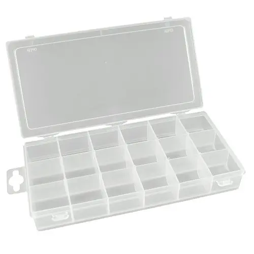 Box in plastica 18 scomparti - Large