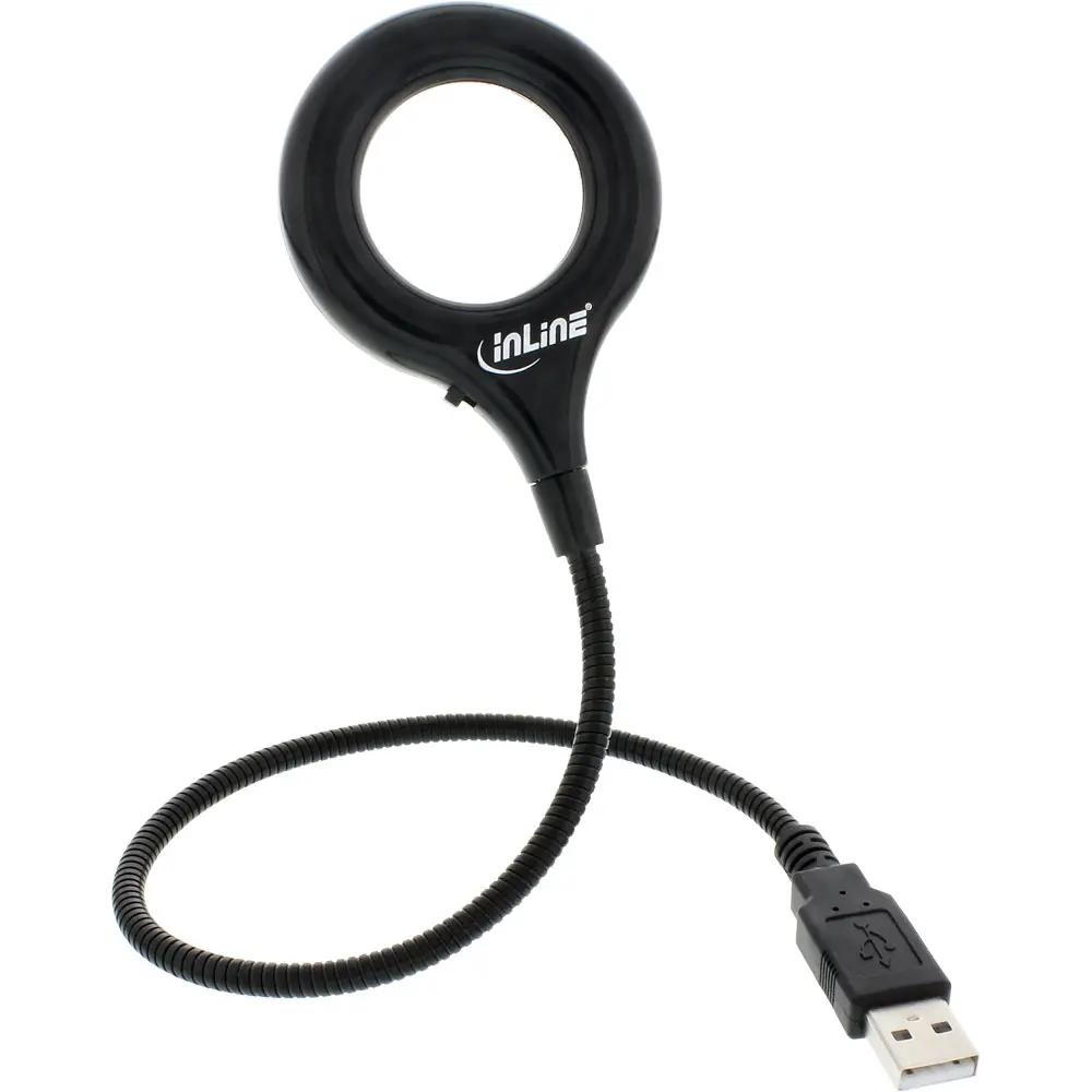 InLine Lente Ingrandimento 4x con LED - USB