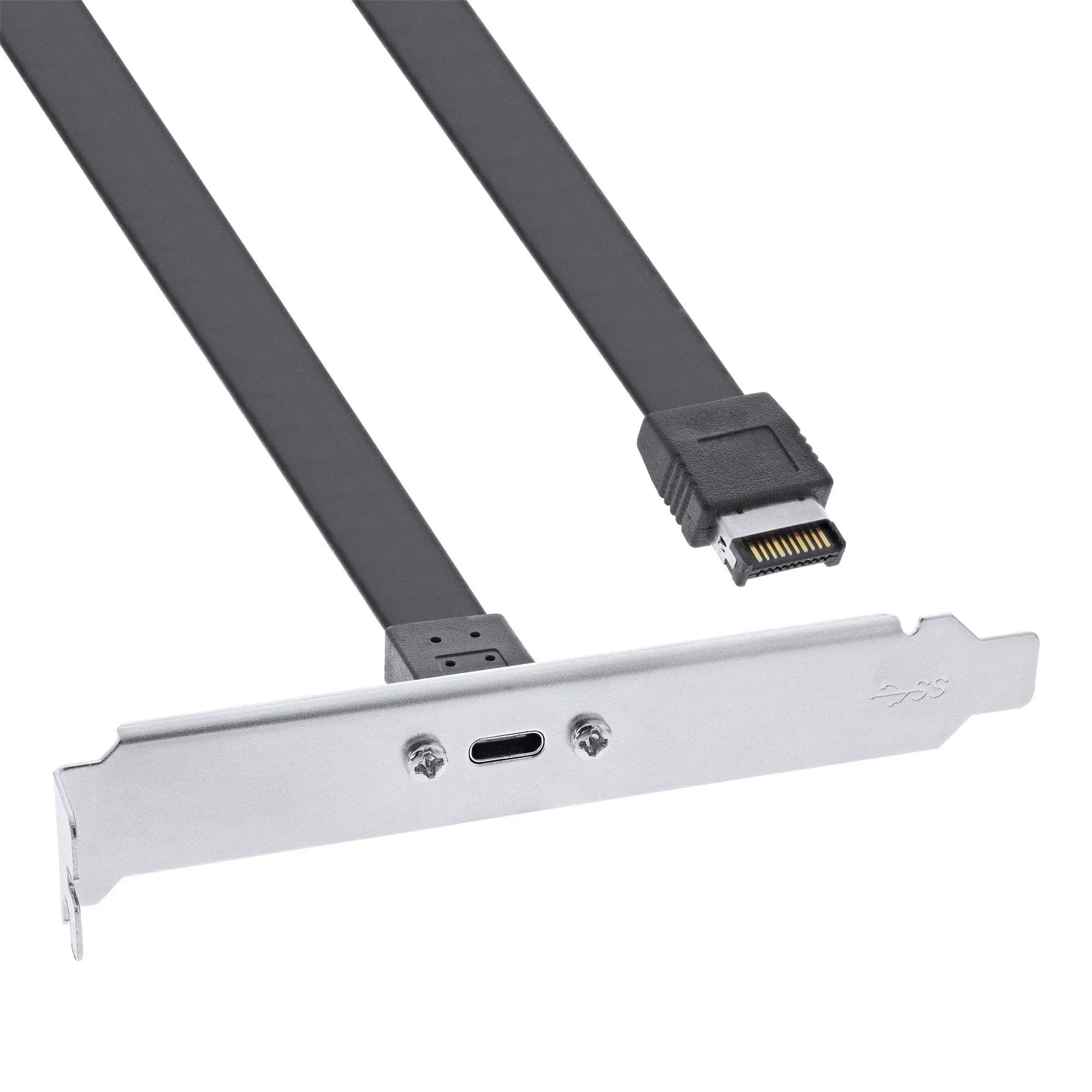 InLine Staffa per slot PCI, USB-C a USB …