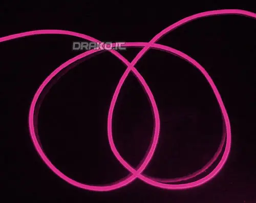 Cavo UV reactive - Rosa 1m