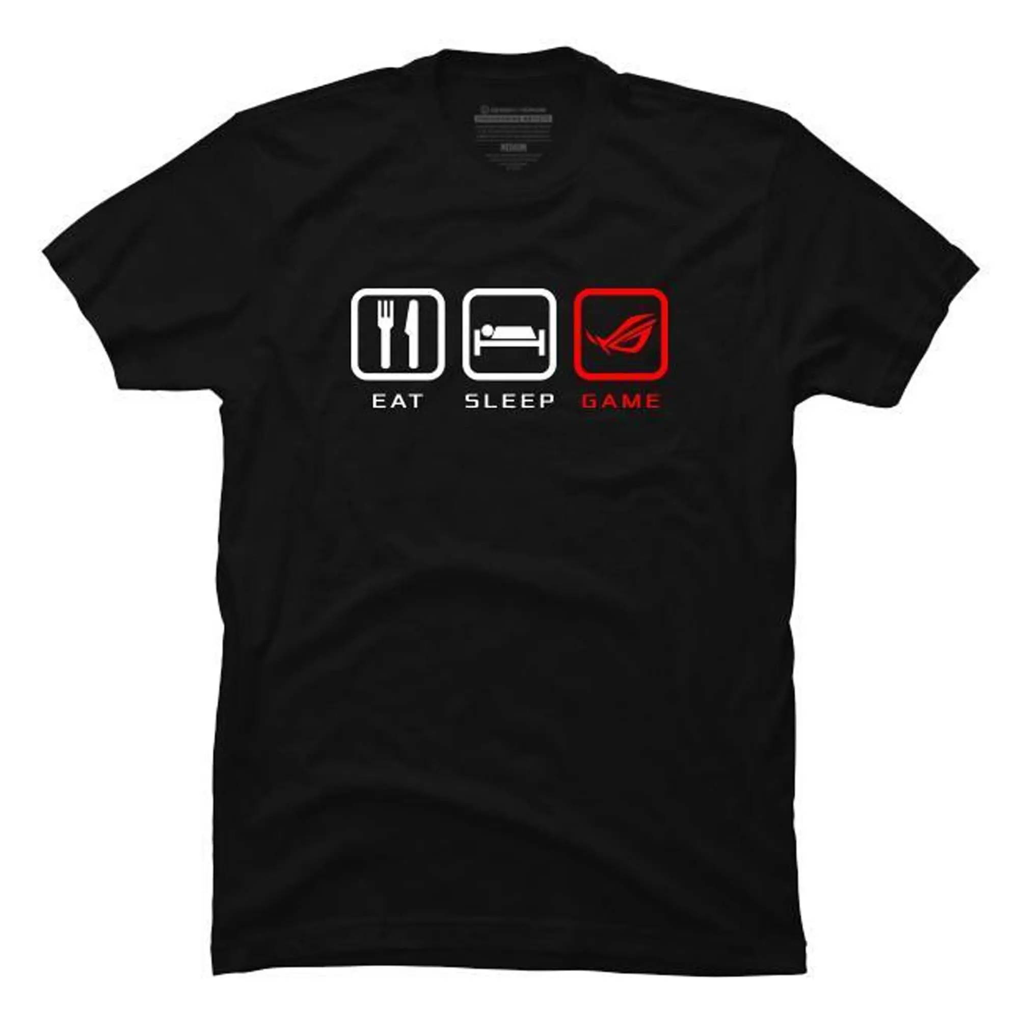 Asus ROG T-Shirt Lifestyle Eat, Sleep, Game, Taglia …