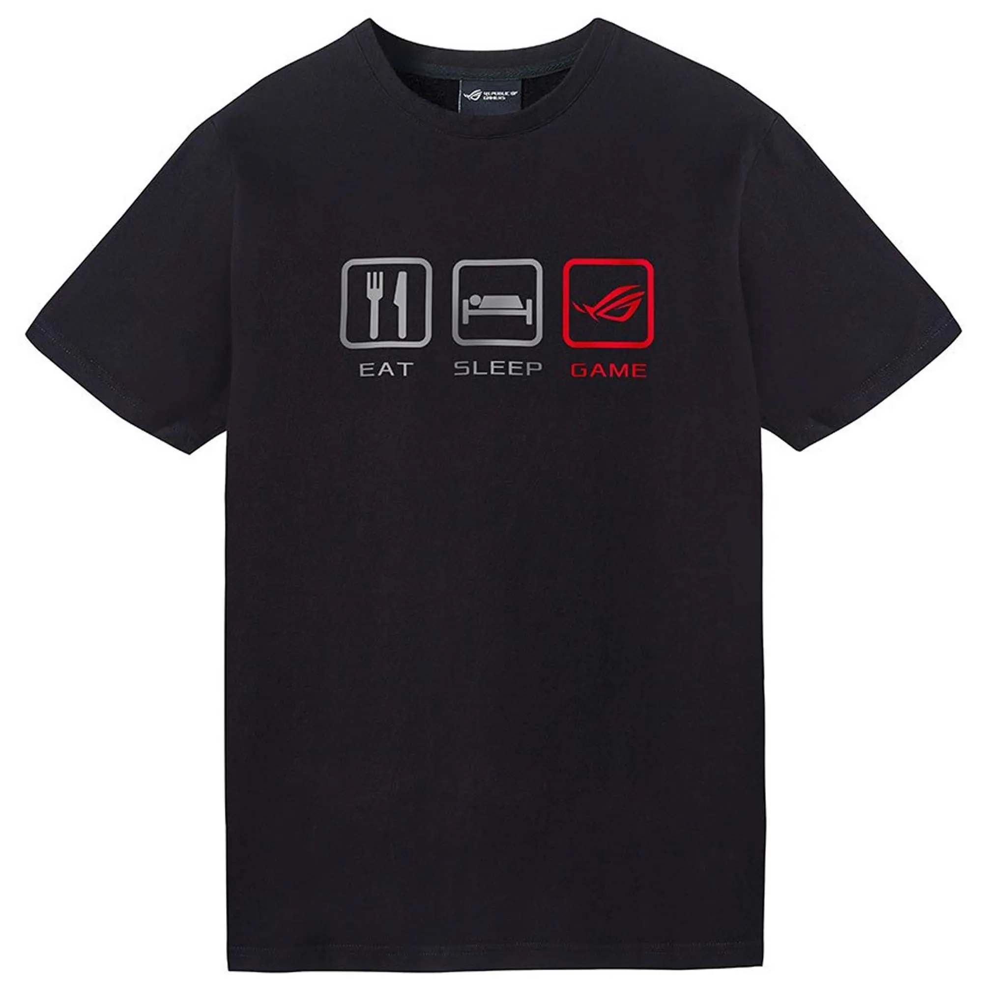 Asus ROG T-Shirt Lifestyle Eat, Sleep, Game, Taglia …