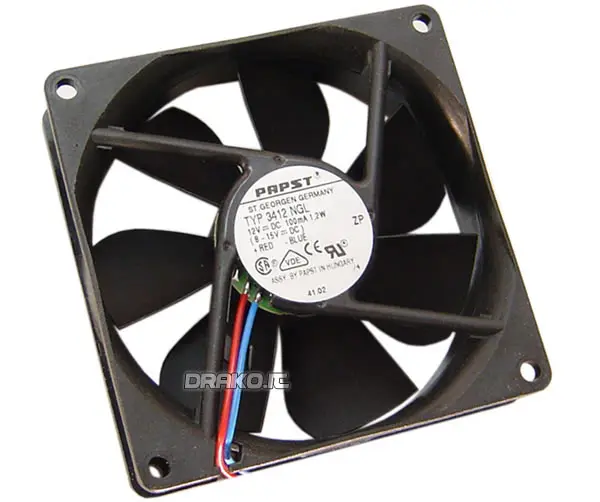 PAPST 92mm 3412 N/2GLE - Ultra Silent Pro