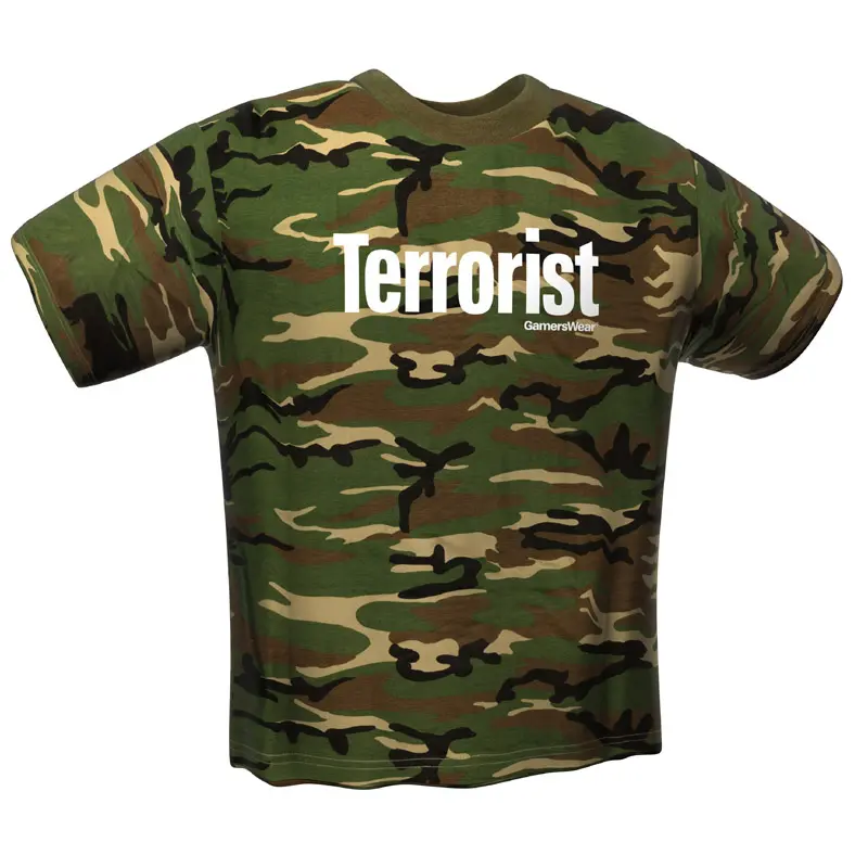 GamersWear Terrorist T-Shirt - Mimetica (XXL)