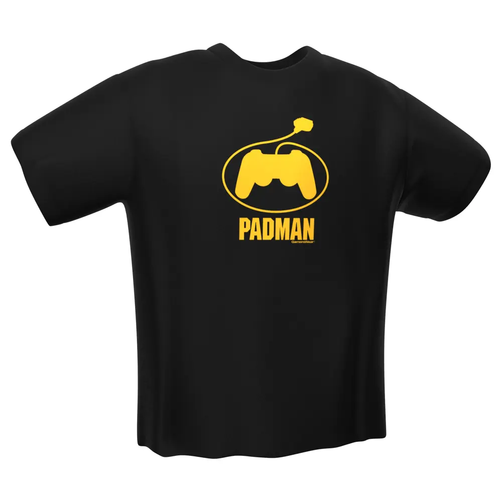 GamersWear PadMan T-Shirt Black (XL)