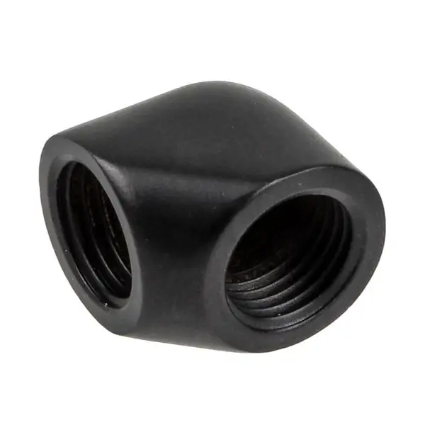 EK Water Blocks EK-AF Adattatore 90° 2F G1/4 - Nero