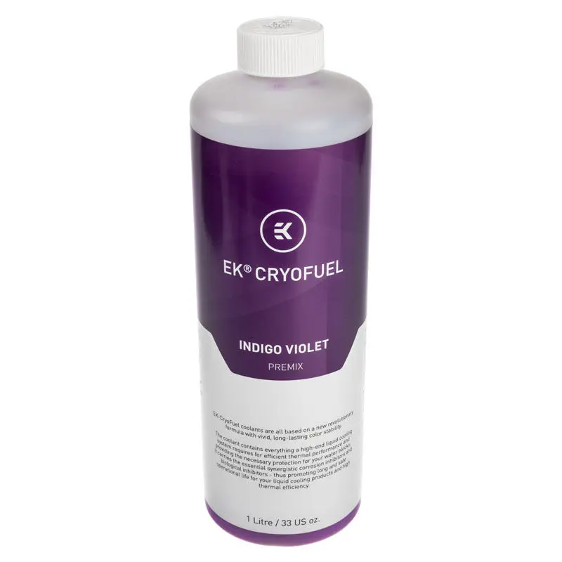 EK Water Blocks EK-CryoFuel Indigo Violet Premix 900 …