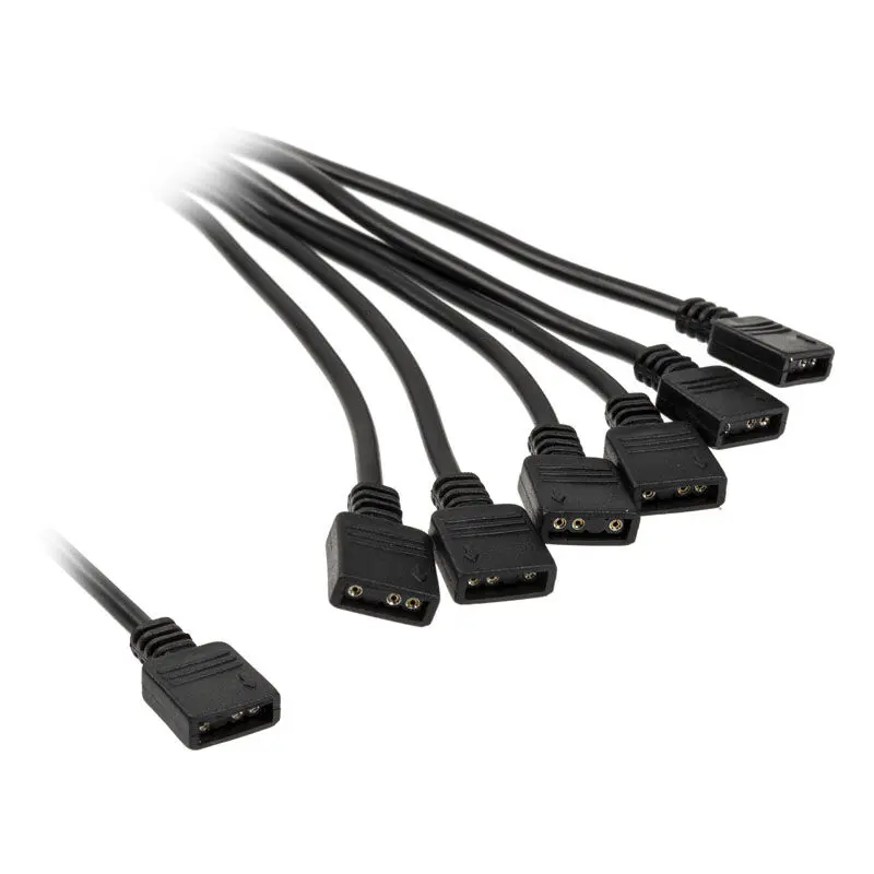 EK Water Blocks EK-D-RGB 6-Way Splitter Cable
