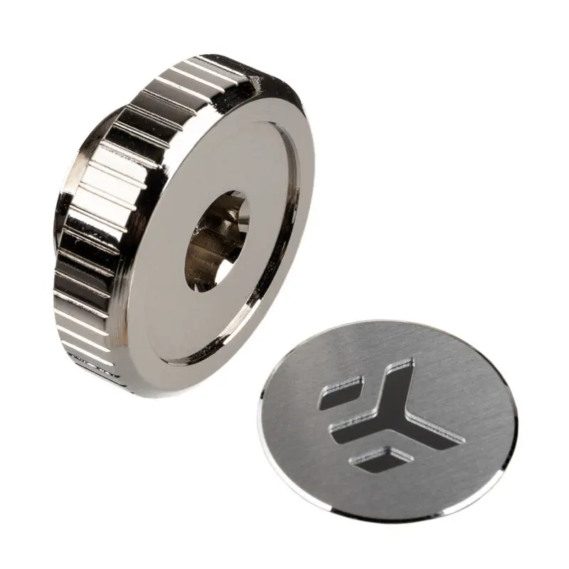 EK Water Blocks EK-Quantum Torque Plug w/Badge - Nickel