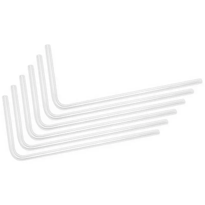 EK Water Blocks EK-Loop Hard Tube 12mm 0.8m Pre-Bent 90° - Acrylic (6pcs)