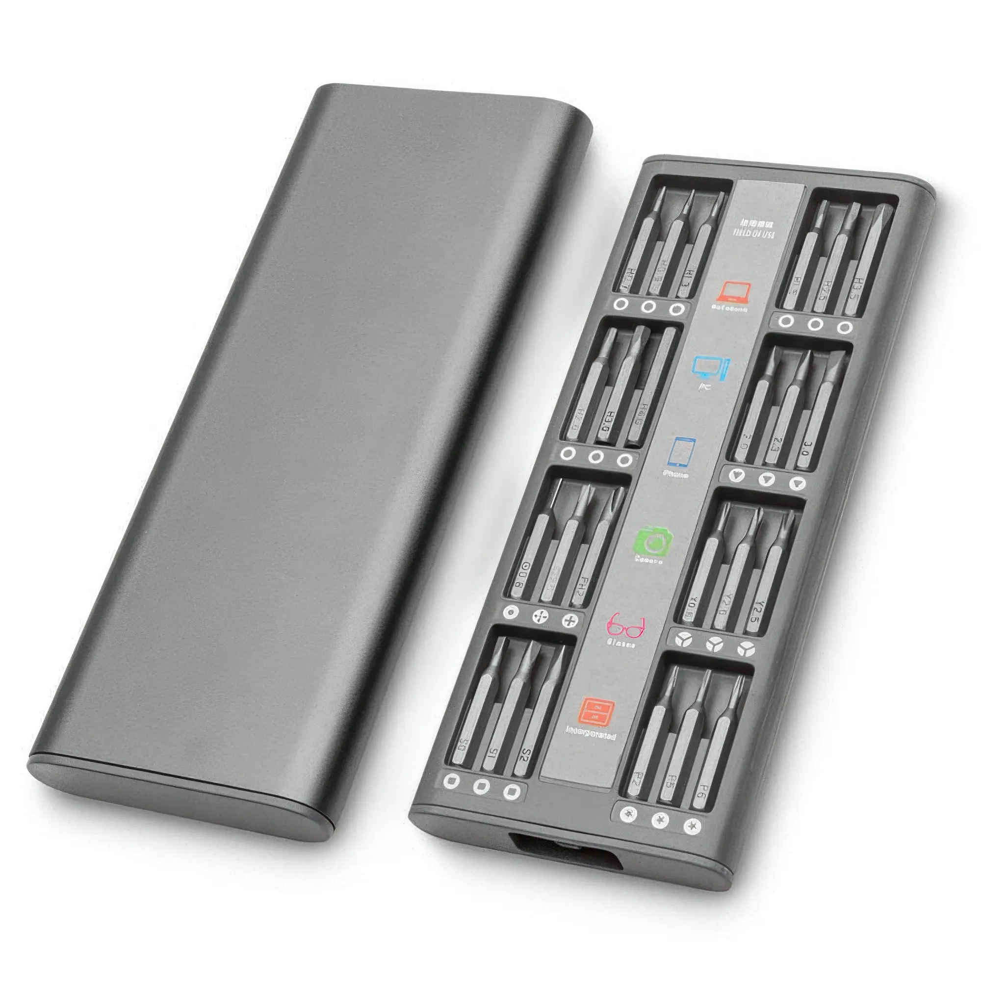 EK Water Blocks EK-Loop Screwdriver Basic Set / Set Cacciaviti con BITS - 49 pezzi