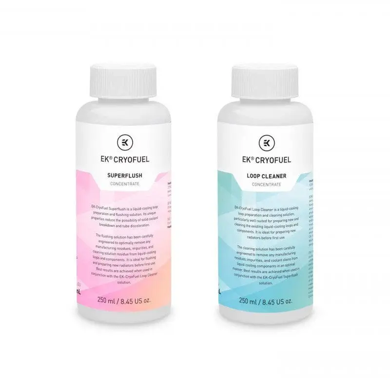 EK Water Blocks EK-CryoFuel Loop Cleaner + Superflush (Concentrato 250 mL)