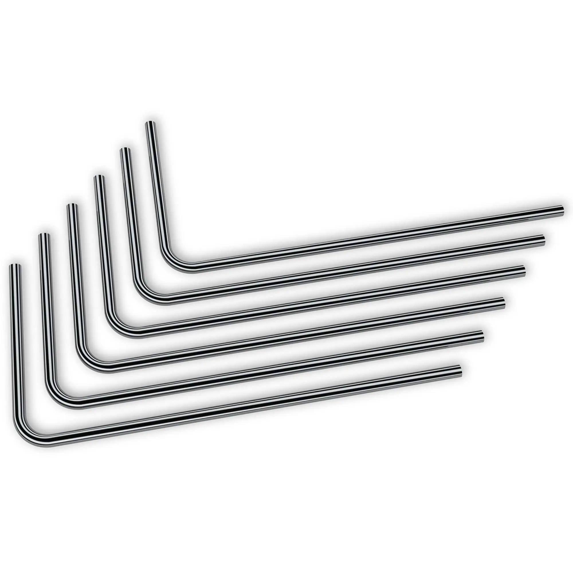 EK Water Blocks EK-Loop Metal Tube 16mm, 800mm Precurvato 90° - Black Nickel (2pz)