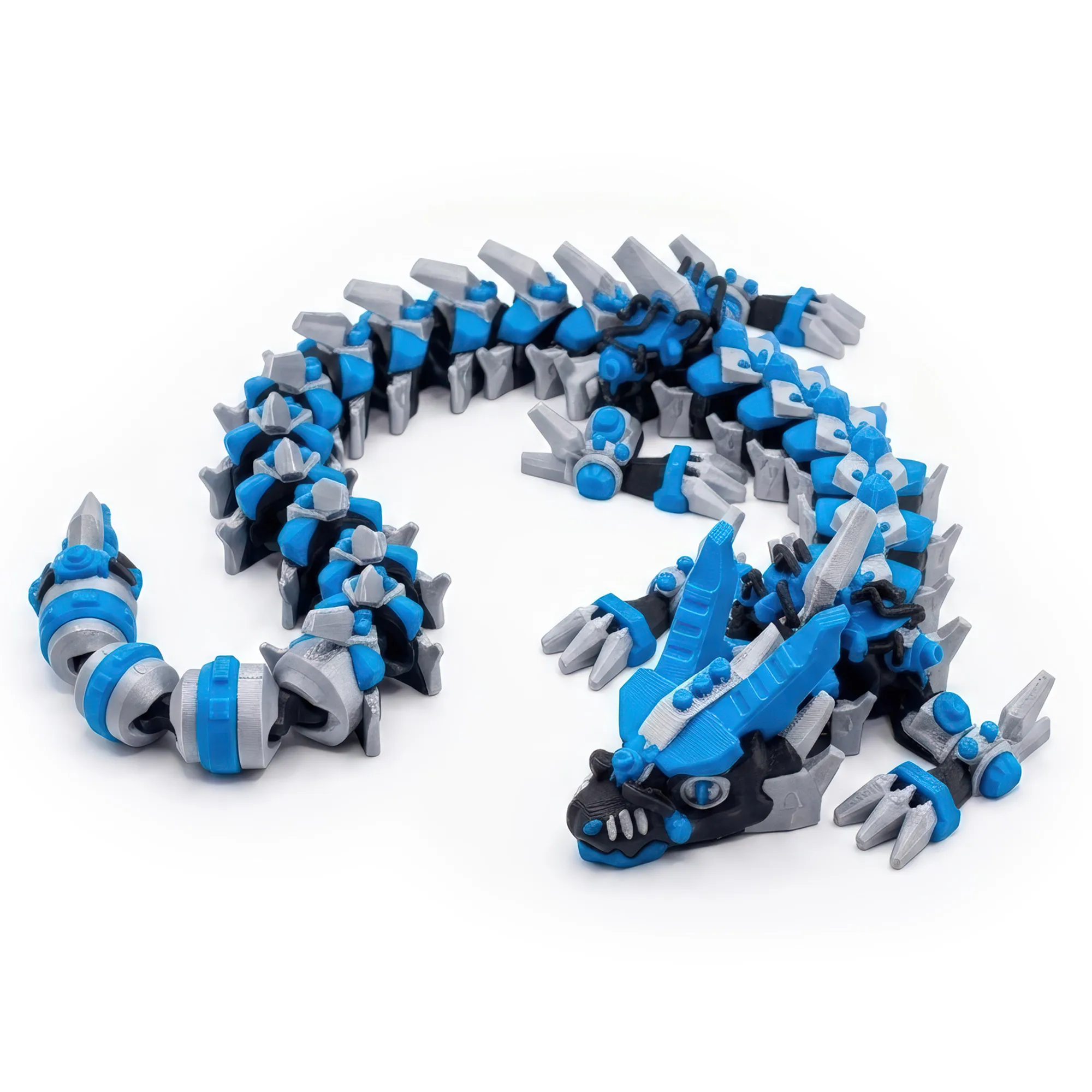 Drago CyberFang Flessibile Articolato - Statuetta Stampata in …