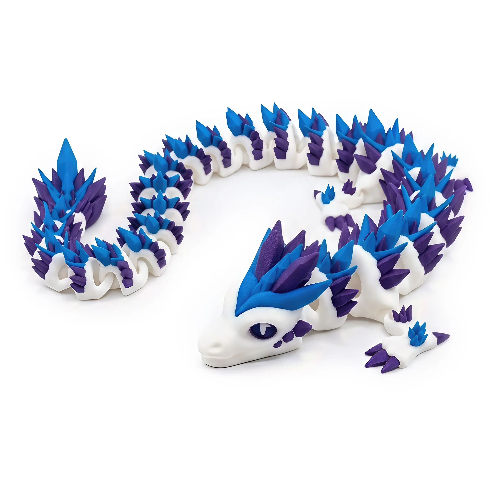 Drago Crystal Flessibile Articolato - Statuetta Stampata in …