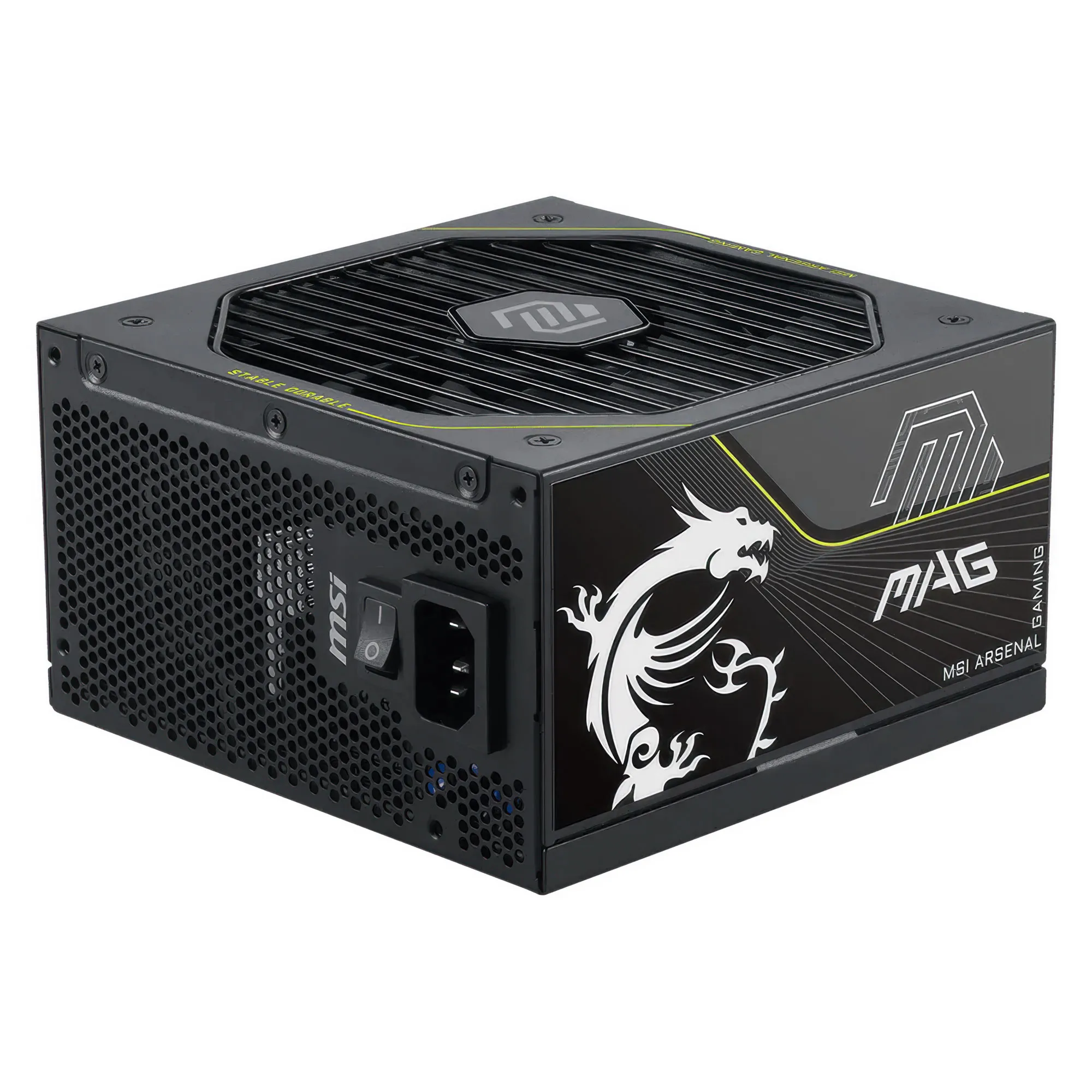 MSI MAG A1000PLS PCIE5- Alimentatore 1000W 80 Plus Platinum ATX 3.1 Full Modular PCIe 5.1
