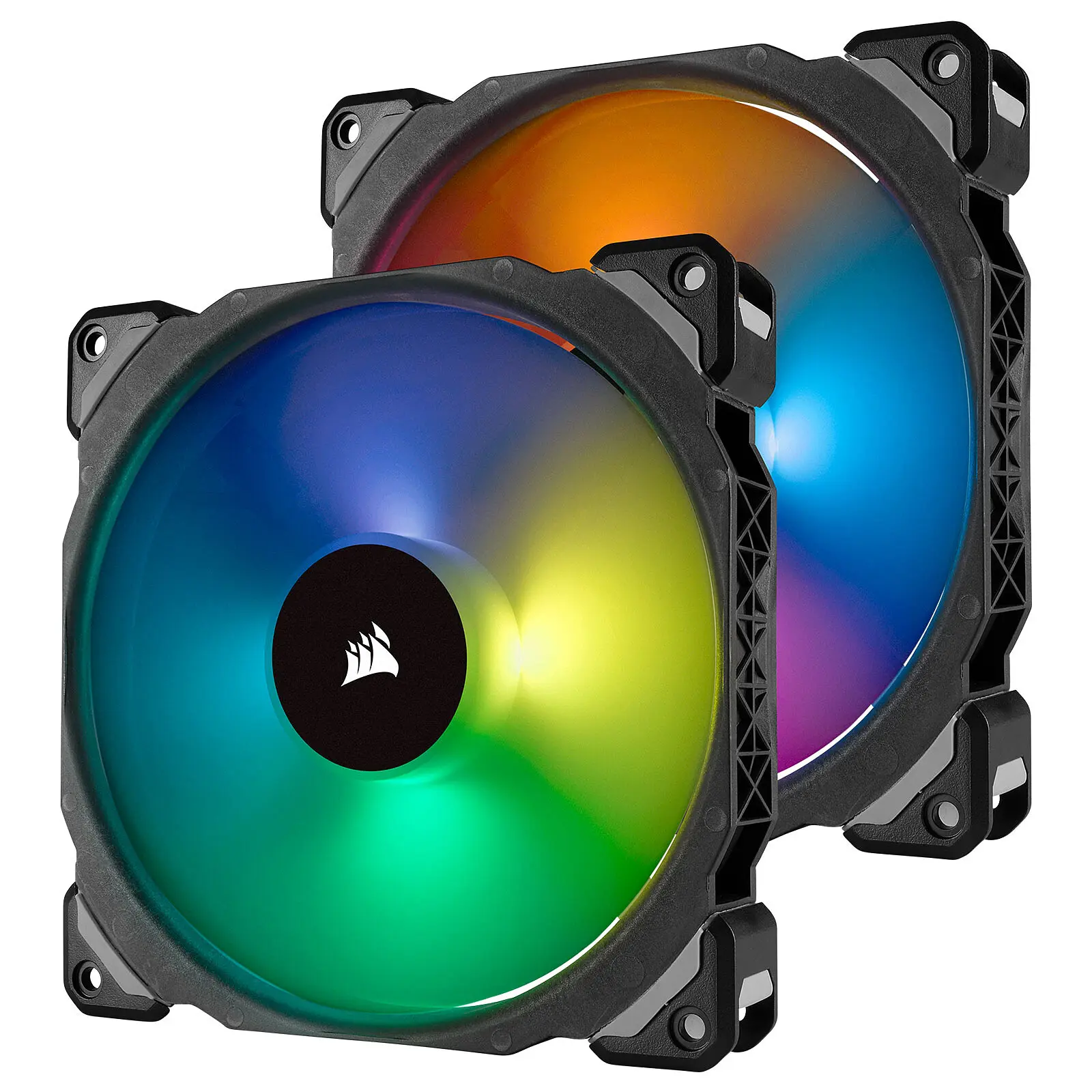 Corsair ML140 PRO RGB, Premium Magnetic Levitation, Confezione da 2 - 140mm