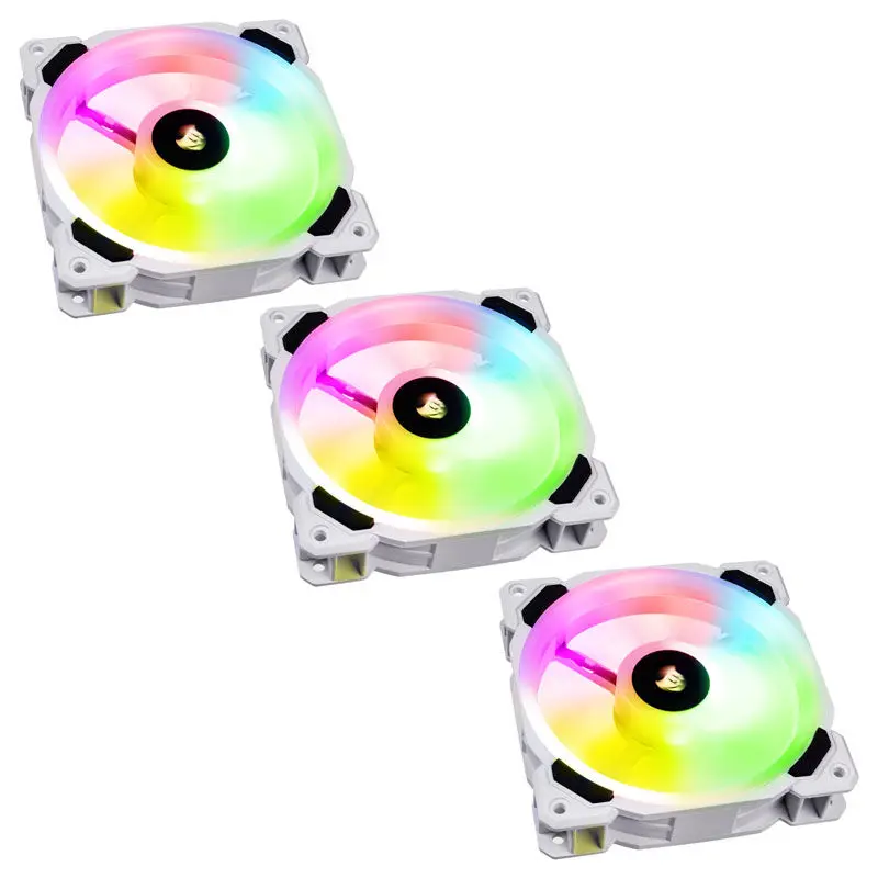 Corsair LL Series LL120 RGB LED Bianca, 120mm - Kit 3 Ventole & Controller