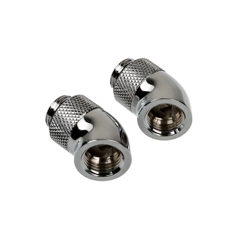Corsair Hydro X Adattatore XF 45° / G1/4 - 2x, Cromato