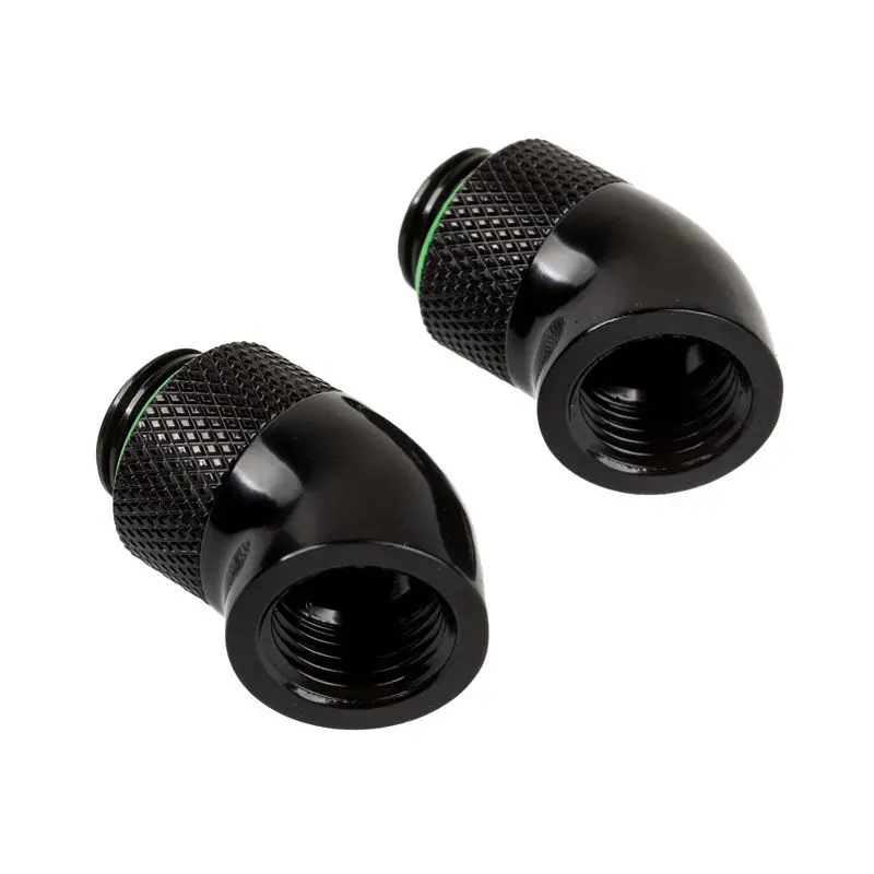 Corsair Hydro X Adattatore XF 45° / G1/4 - 2x, Nero
