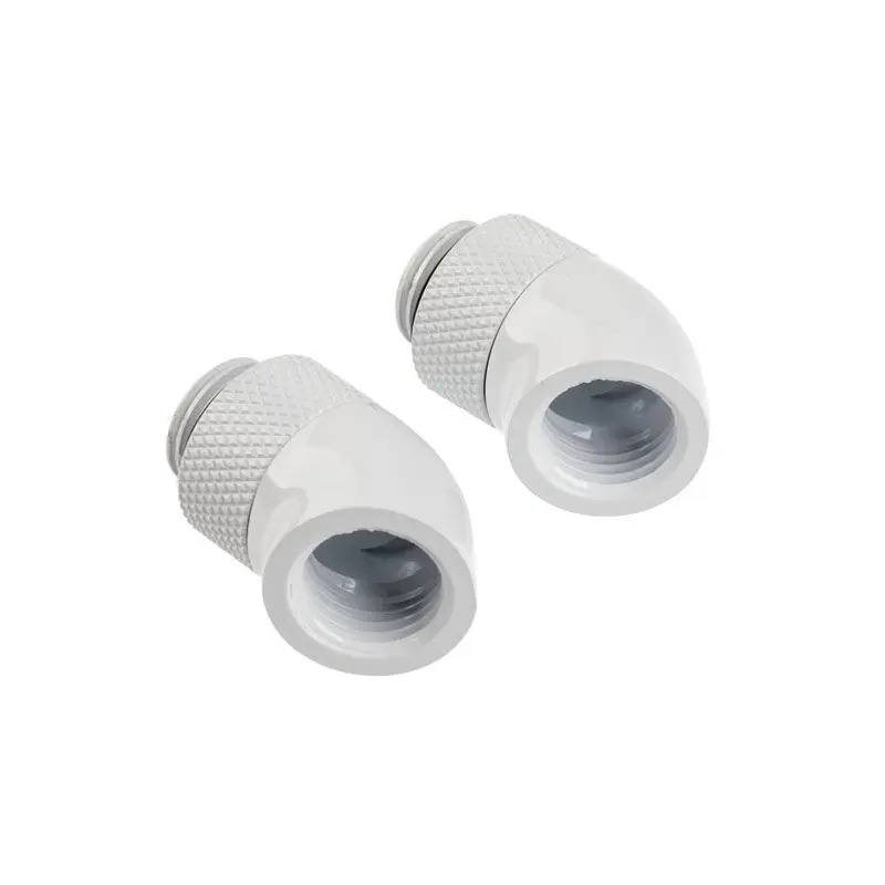 Corsair Hydro X Adattatore XF 45° / G1/4 - 2x, Bianco