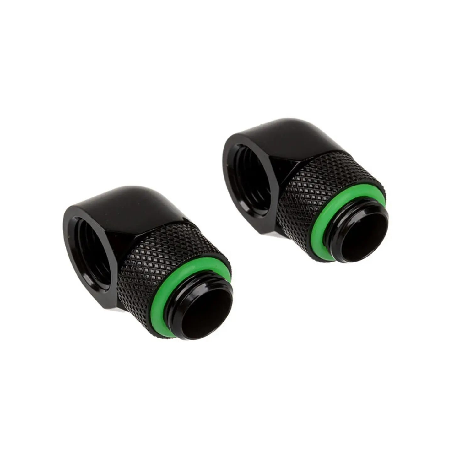 Corsair Hydro X Adattatore XF 90° / G1/4 - 2x, Nero