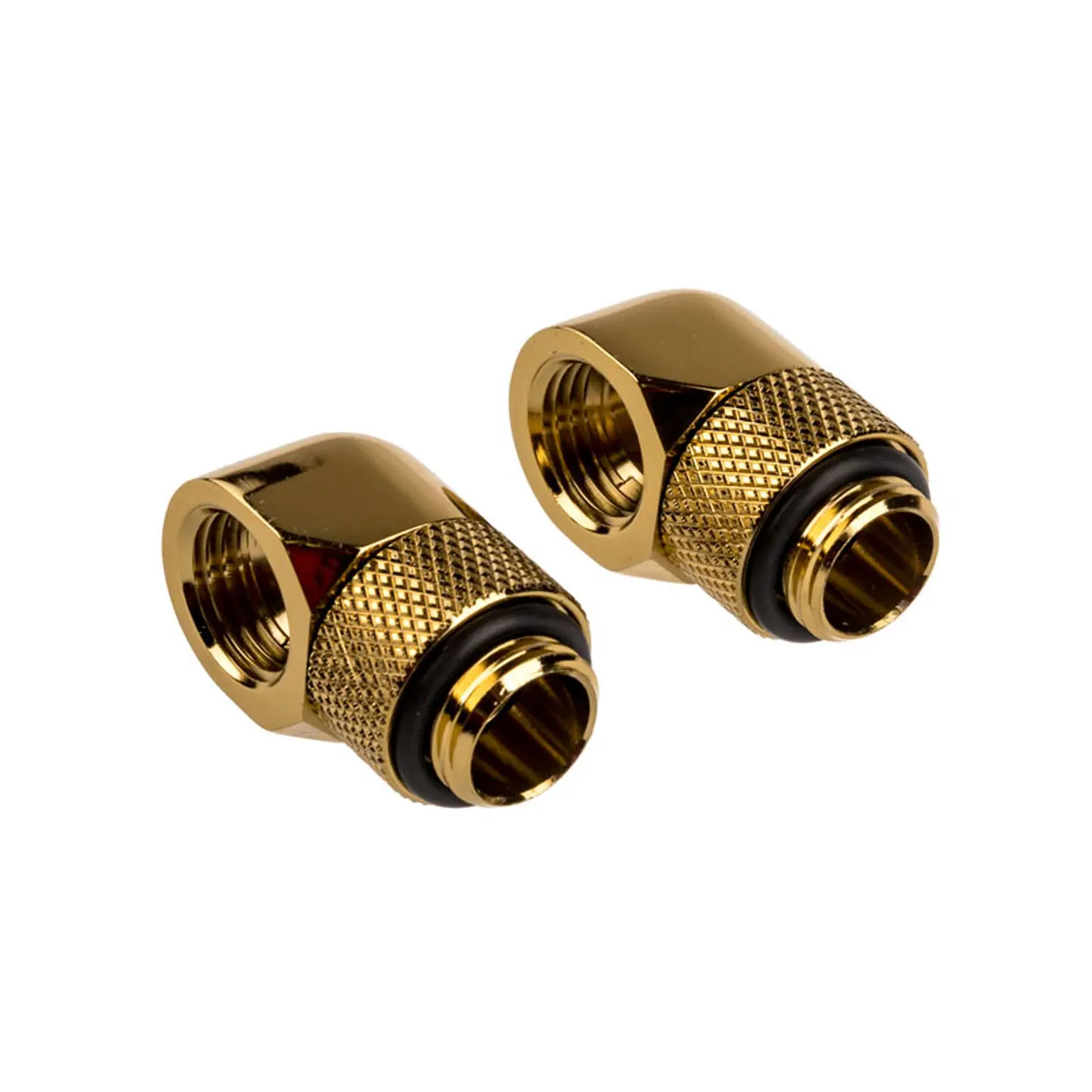 Corsair Hydro X Adattatore XF 90° / G1/4 - 2x, Oro