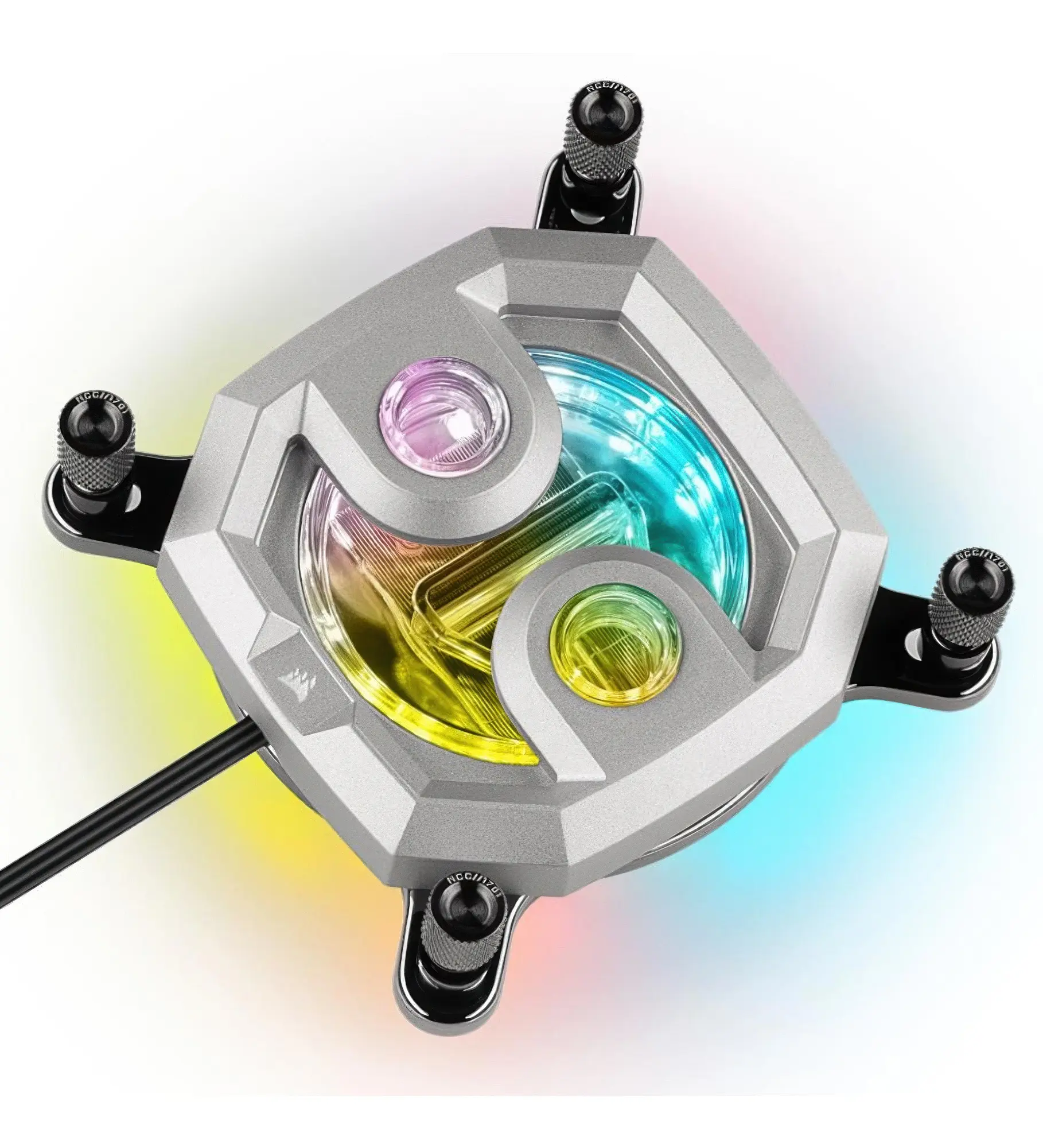 Corsair Hydro X CPU Waterblock RGB serie XC7, Argento - Socket 1200 / AM4