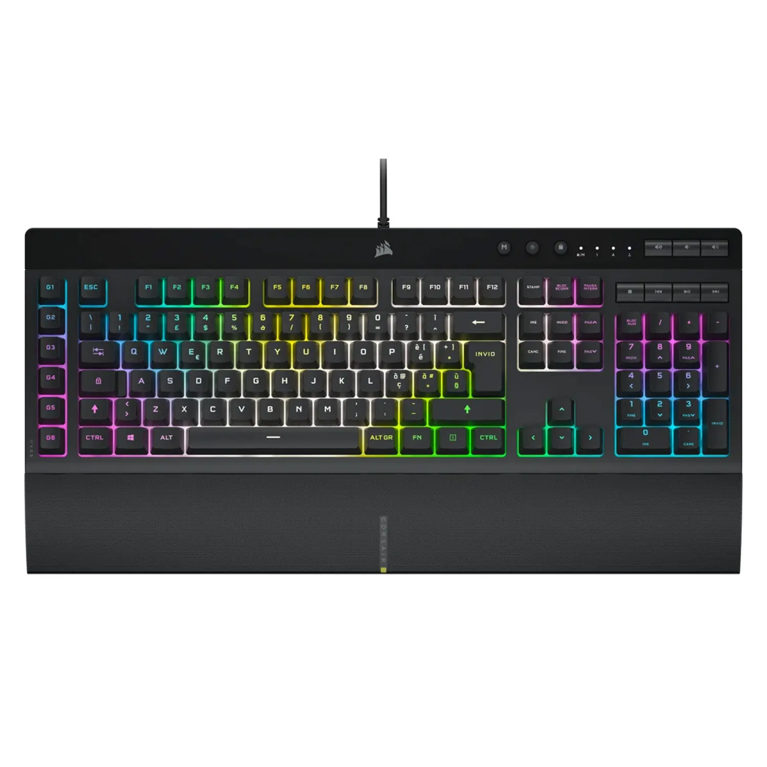 Corsair Tastiera Gaming K55 RGB Pro XT - Layout ITA