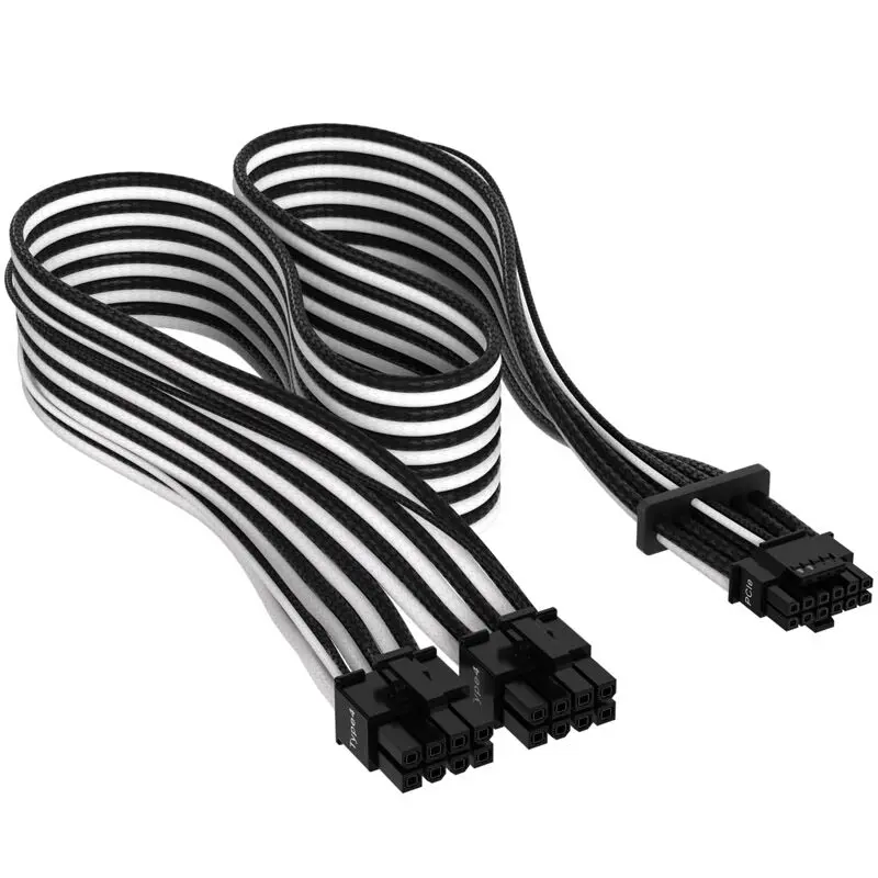 Corsair Cavo PSU PCIe 5.0 12VHPWR Tipo-4 da 600W - Bianco/Nero