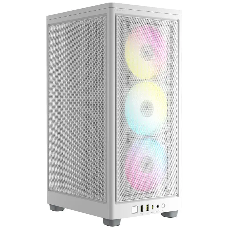 Corsair 2000D RGB Airflow, Mesh, Mini-ITX - Bianco