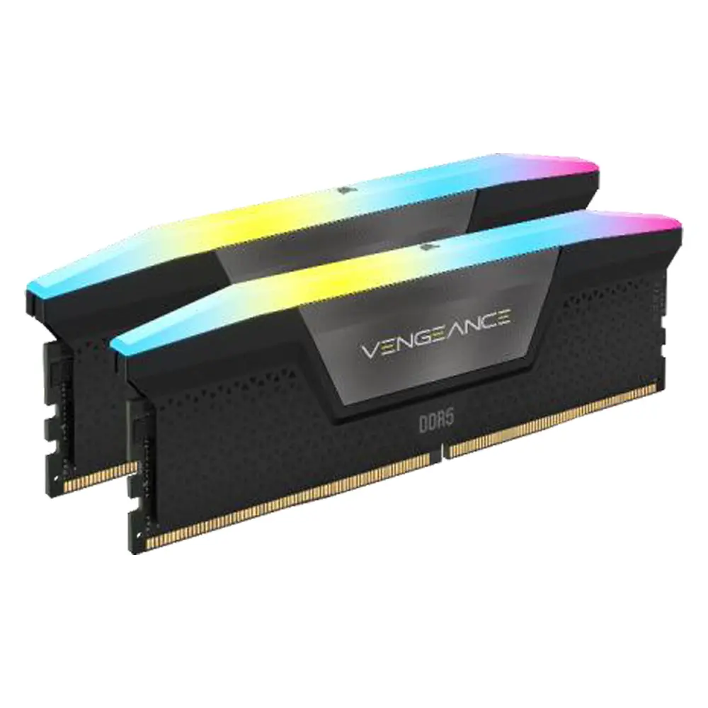 Corsair Vengeance RGB DDR5 6000MHz C36, Nero - 48GB (2x24GB)