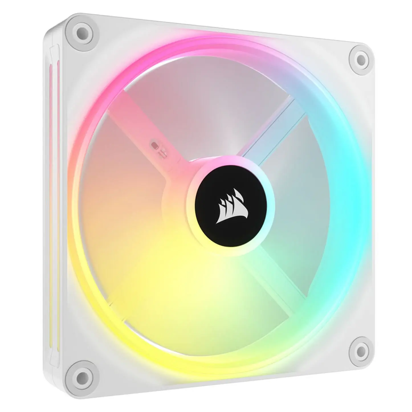 Corsair iCUE LINK QX140 RGB Series, Ventola PWM - 140mm, Bianco