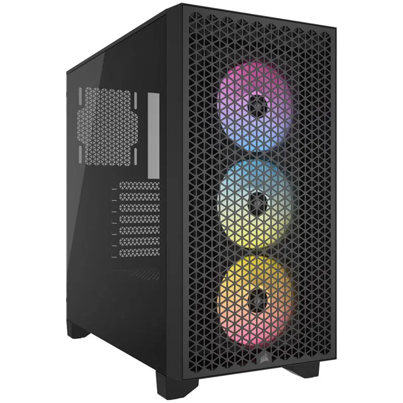 Corsair 3000D RGB Airflow, Mid-Tower - Nero